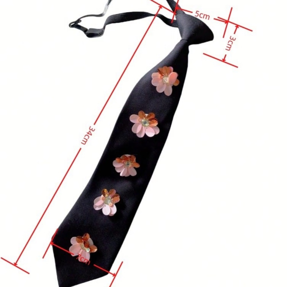 👔 Embellished Tie 👔 - Picture 2 of 3